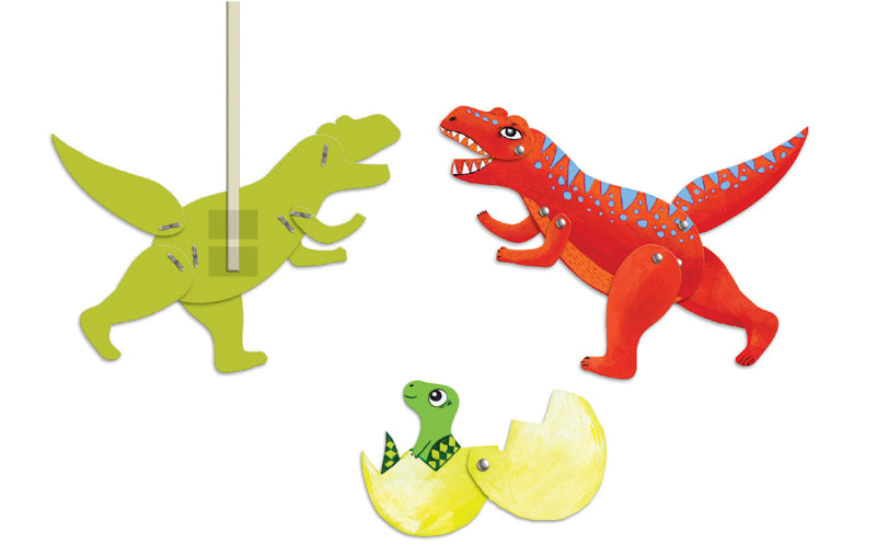 Dinos Paper Puppets - Fun DIY Dinosaur Hand Puppets for Kids, Creative Craft Activity for Classroom & Home Play