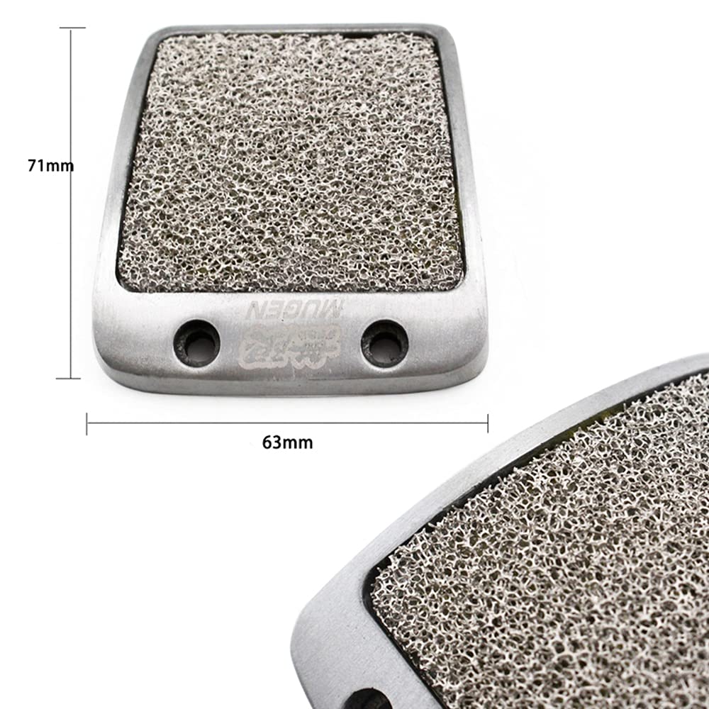 Non-Slip Car Foot Rest Pedals - Manual Transmission Brake & Fuel Pedal Covers for Honda Accord, Civic, S2000, Del Sol, Fit, RSX, NSX - Anti-Slip JDM Style Accessories for Enhanced Driving Comfort & Safety