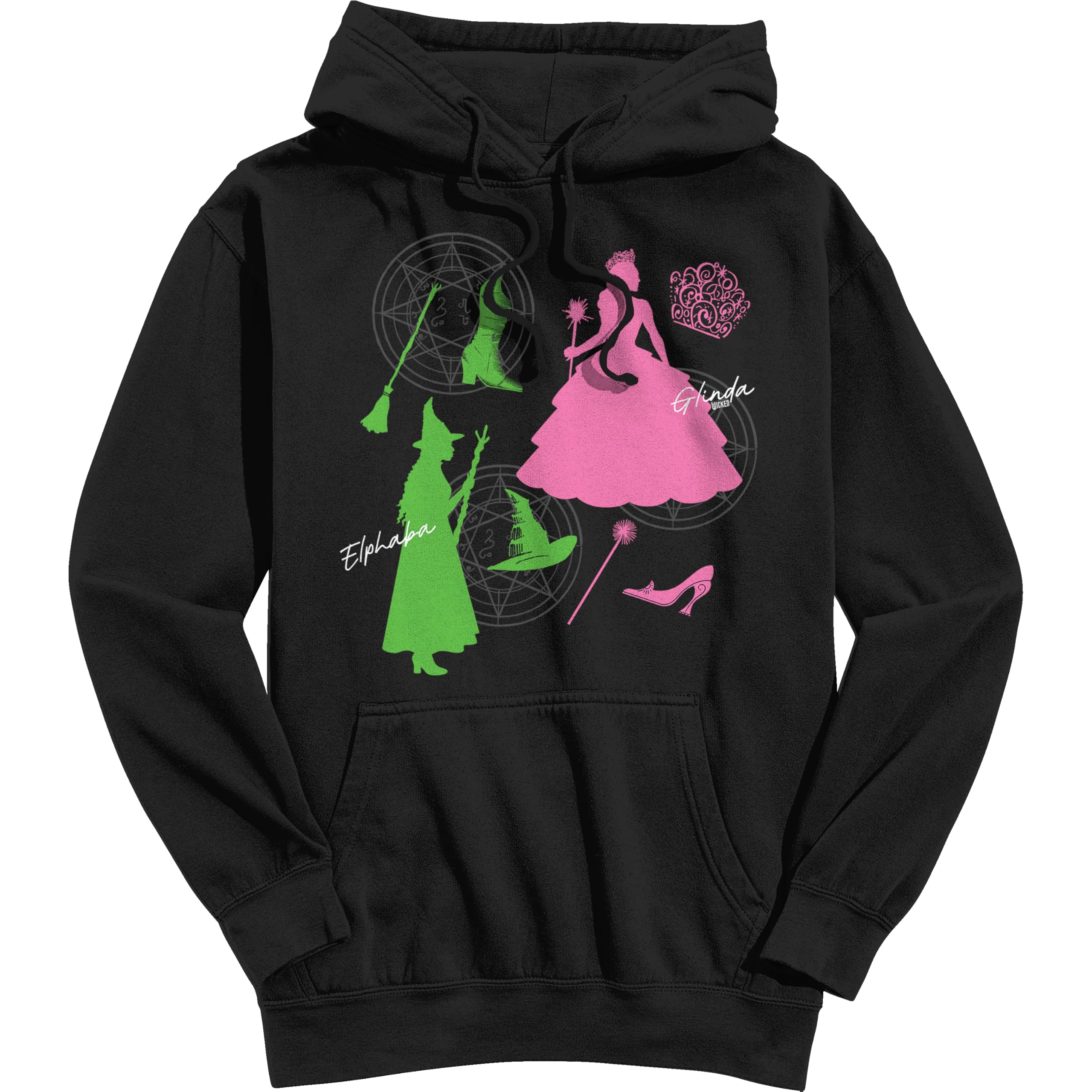 Isaac Morris Limited Wicked the Movie Hooded Sweatshirt for Adults & Kids | Wicked Witches Themed Pullover | Perfect for Halloween Costumes, Movie Nights & Themed Parties