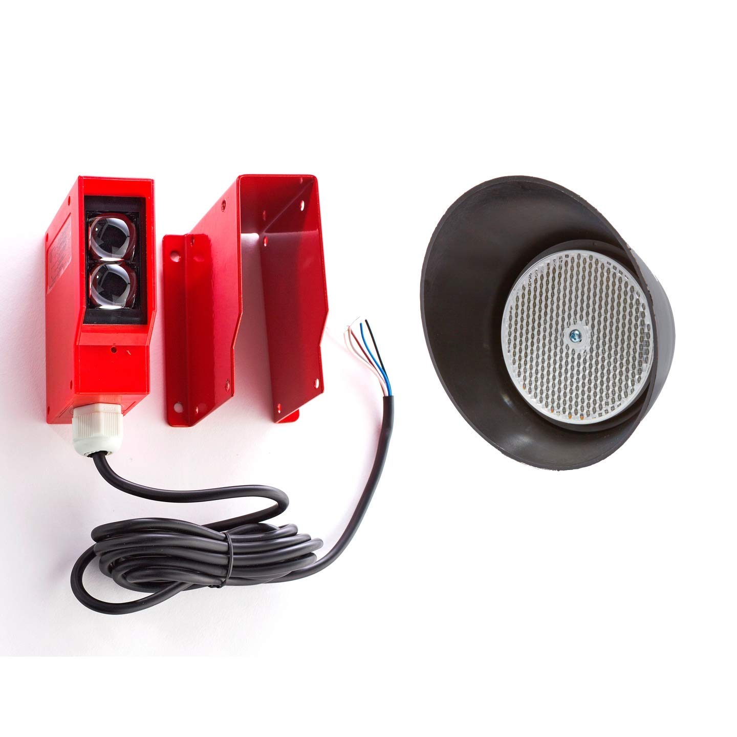 Automatic Gate Opener Safety Reversing System with Infrared Sensor & German Reflector - Driveway Security for Homes & Commercial Properties