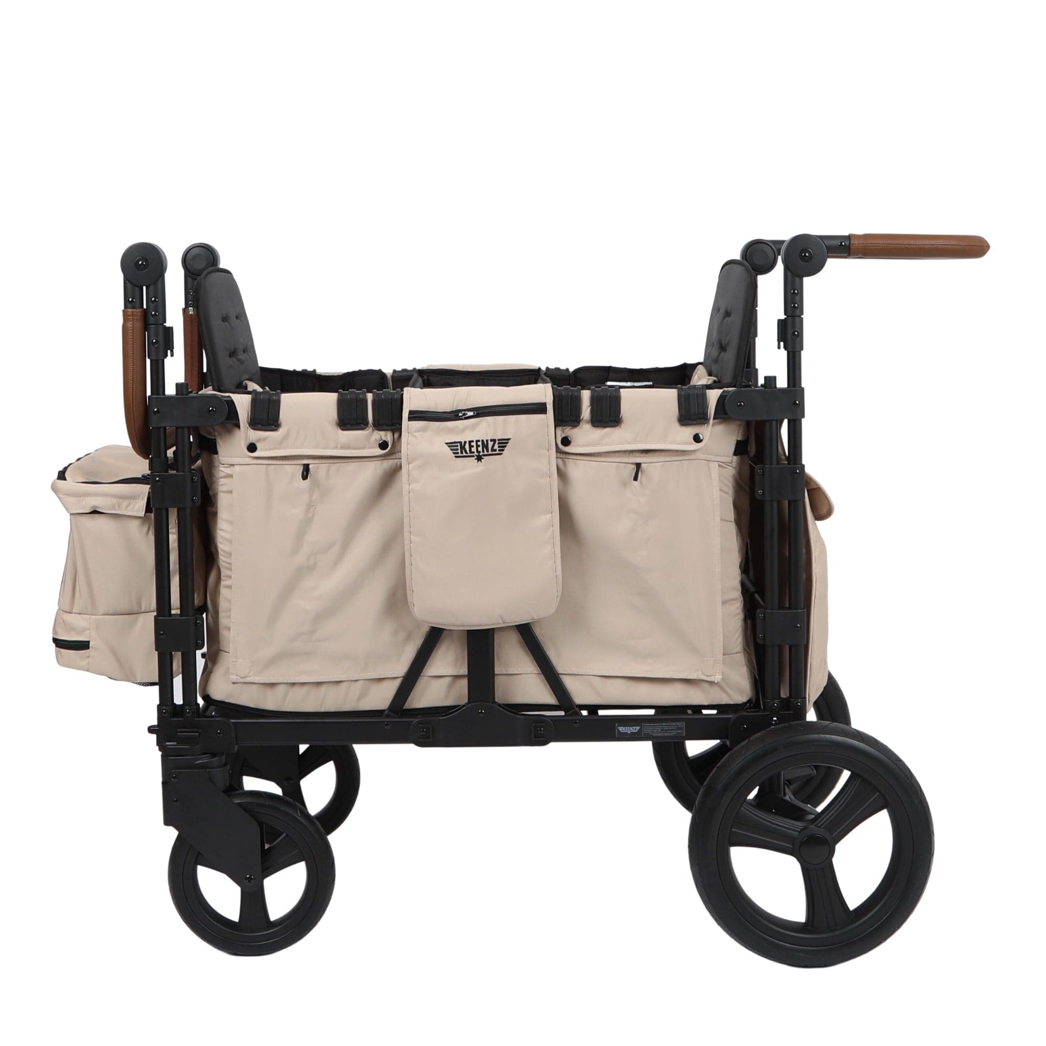 Keenz XC 2.0 2 Passenger Stroller Wagon - Lightweight Foldable All-Terrain Wagon for Kids | Perfect for Beach, Park, Camping & Outdoor Adventures