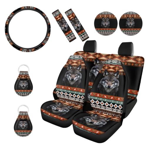 Aztec Wolf Black