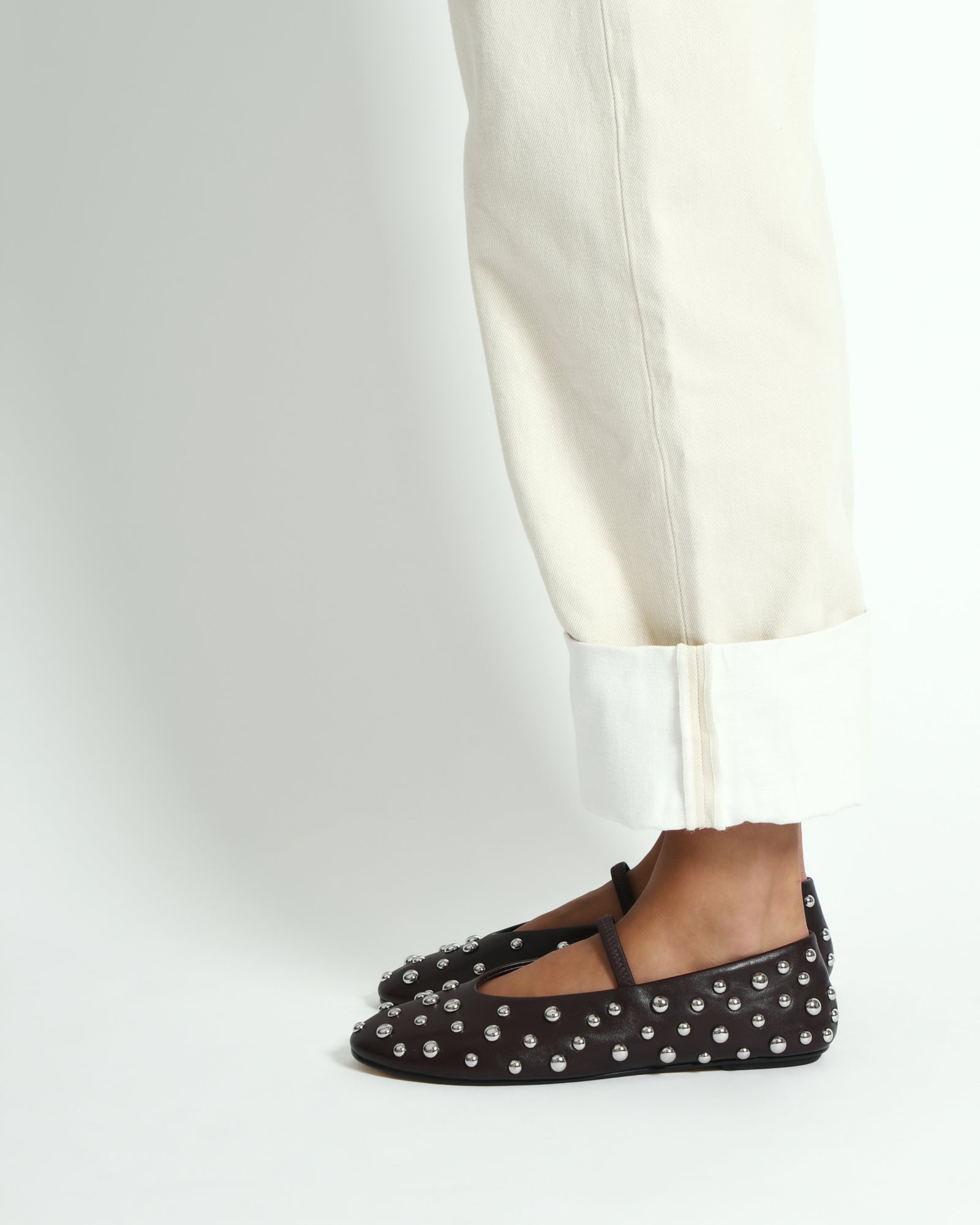 GOLDIE Women's Casual Flats - Merlot Leather Loafers for Comfort & Style | Perfect for Work, Travel & Everyday Wear