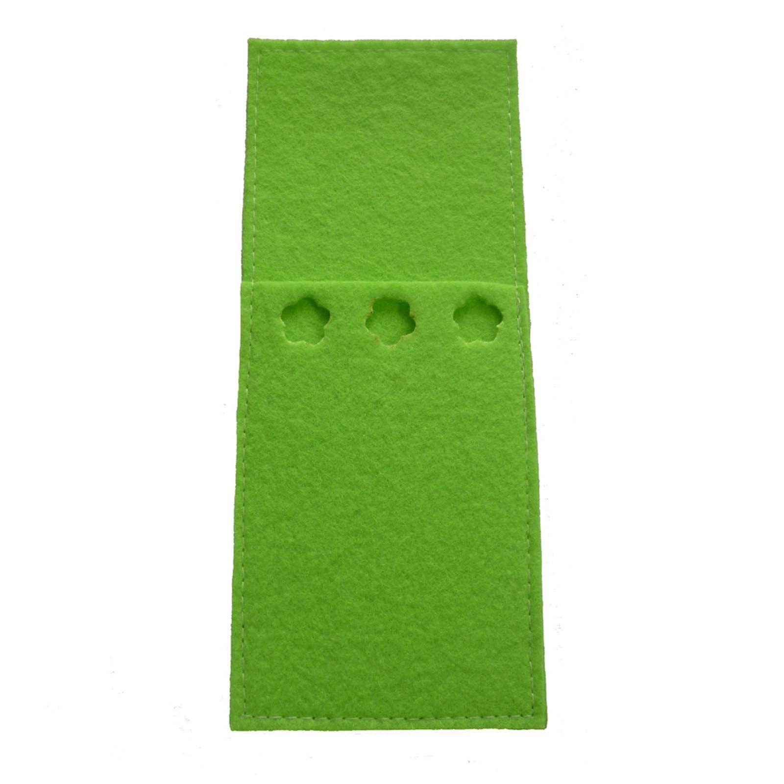 Easter & St. Patrick's Day Rectangular Vinyl Place Mats Set - Durable Cutlery Fork Tool Storage for Holiday Table Decor | Perfect for Spring Celebrations, Dinner Parties & Home Decor