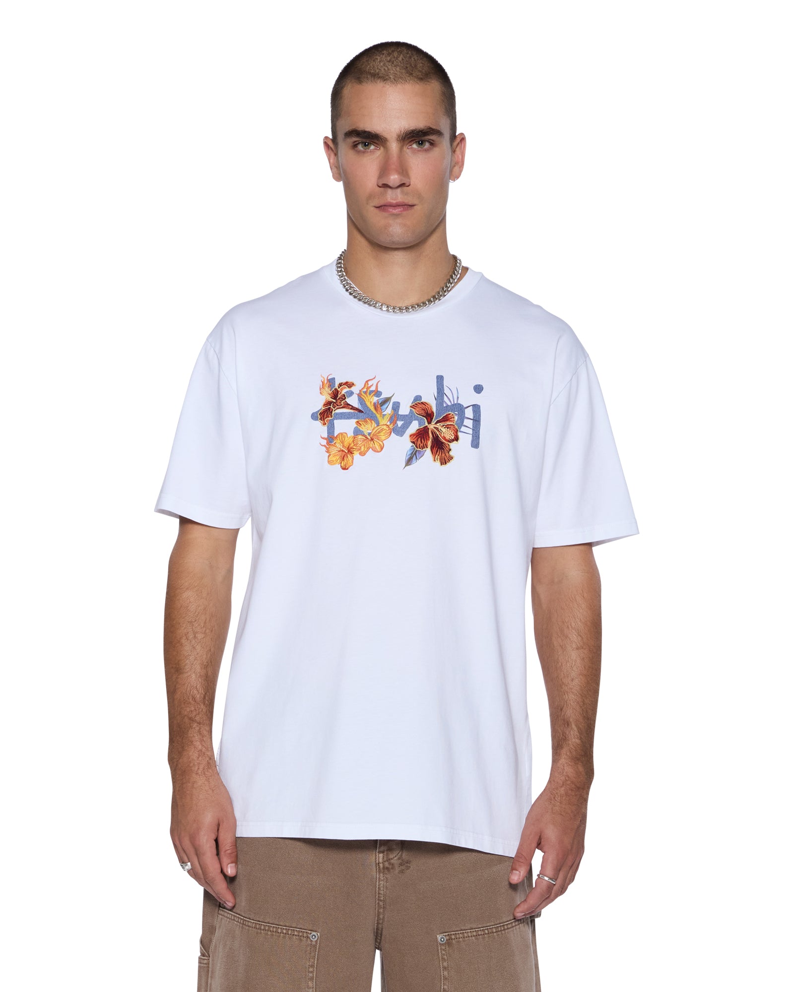 ROMEO BIGGIE SS TEE TRU WHITE - Men's Classic White Short Sleeve T-Shirt for Casual Wear, Street Style & Everyday Outfits