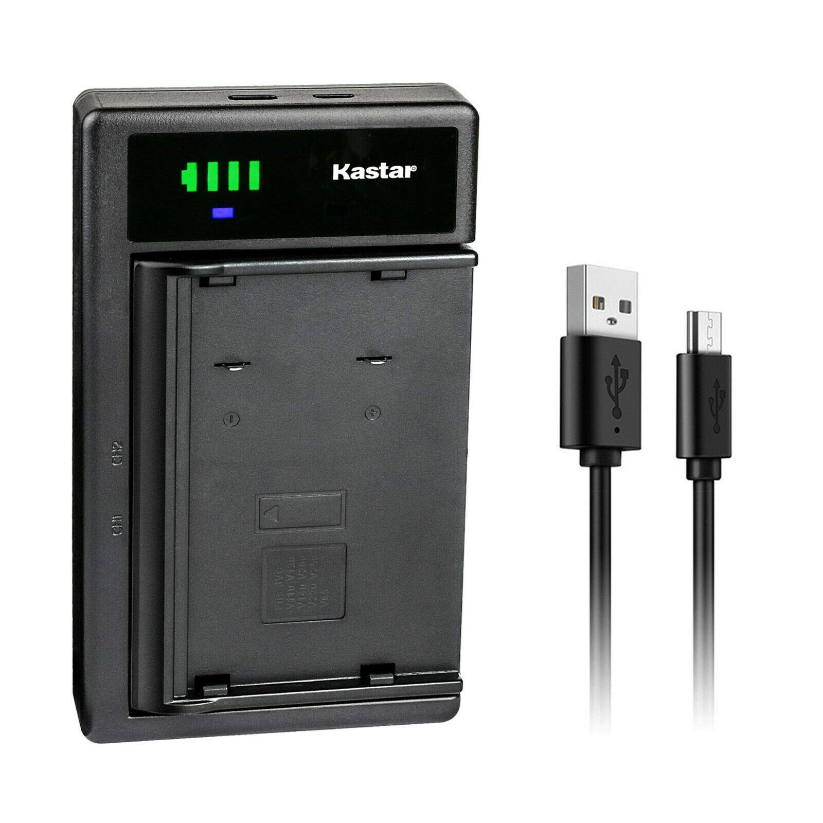 Kastar Smart USB Battery Charger Replacement for Energizer CCM2460 CCM-4060M CCM5260M CM2560-C ER-C5160 ERC5160, Lenmar NMP41, Polaroid PR632H, Saft CH630 CH631 RC6031 Camcorder - Universal Charging Solution for Digital Cameras, Camcorders & Video Recorders - Perfect for Travel, Vlogging & Professional Photography