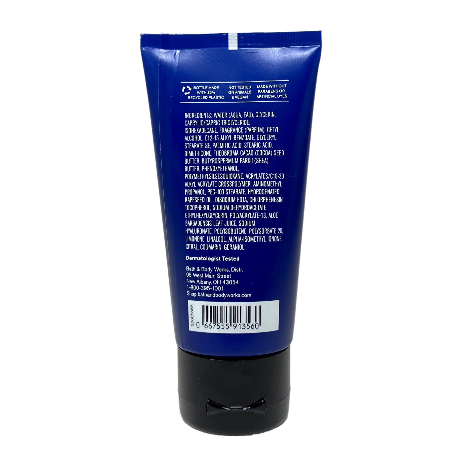 Bath & Body Works Men's Ocean 3-Piece Mini Body Cream Set with Free Natural Oats Soap Sample | Travel Size Skincare Gift Set for Men | Perfect for Gym, Travel & Daily Moisturizing