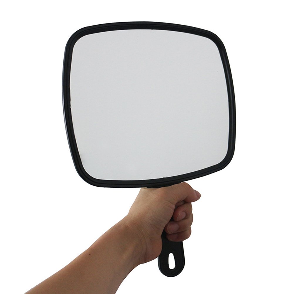 Professional Handheld Vanity Mirror for Hairdressing & Makeup - Large Fog-Resistant Shower Mirror with Handle - Perfect for Salon, Bathroom, Dressing Table & Travel Use
