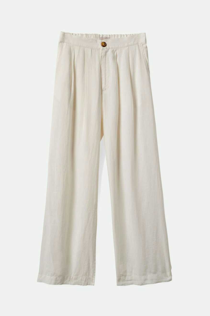 Vintage Linen Blend Wide Leg Pants - Comfortable High Waisted Loose Fit Trousers for Women | Casual Summer Beach Wear & Boho Style Outfits