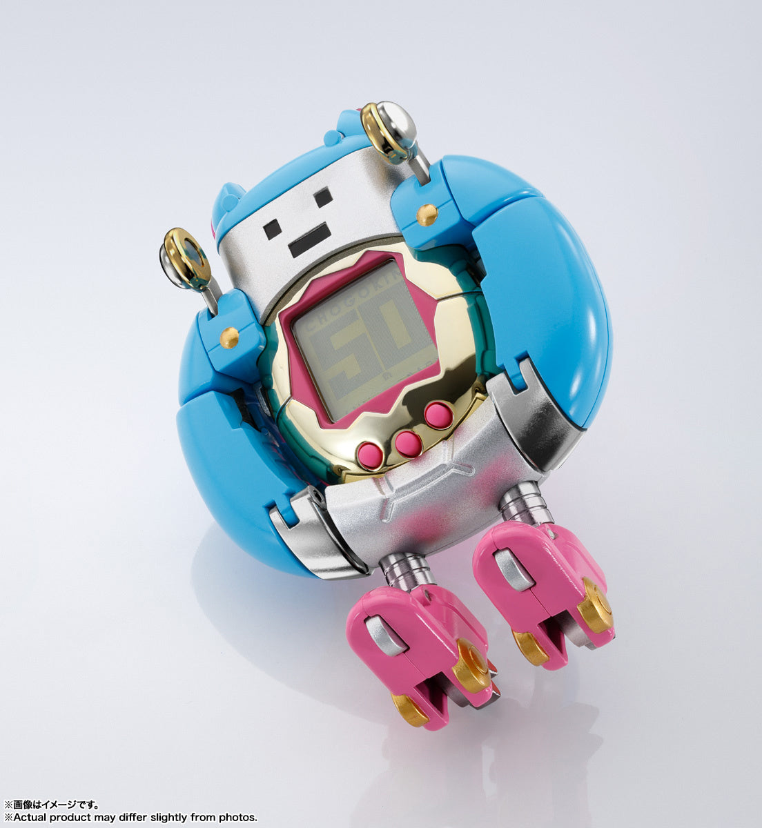 Bandai Chogokin Tamashii Nations Tamagotchi Robot Action Figure - Collectible Anime Toy for Kids & Adults - Perfect for Display, Gifts, and Anime Enthusiasts