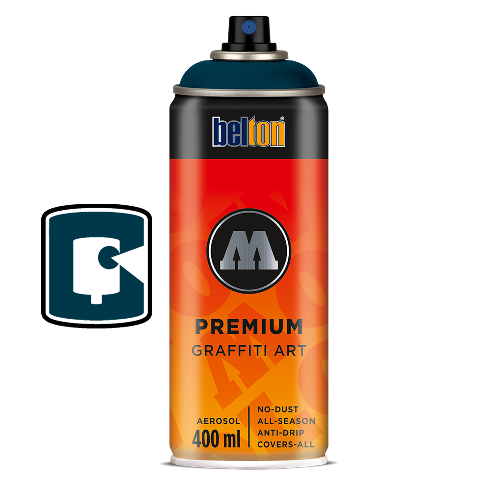 Premium 400ML Molotow Belton Spray Paint - High-Quality Petrol Color for Graffiti, Street Art & DIY Projects - Vibrant, Fast-Drying & Fade-Resistant