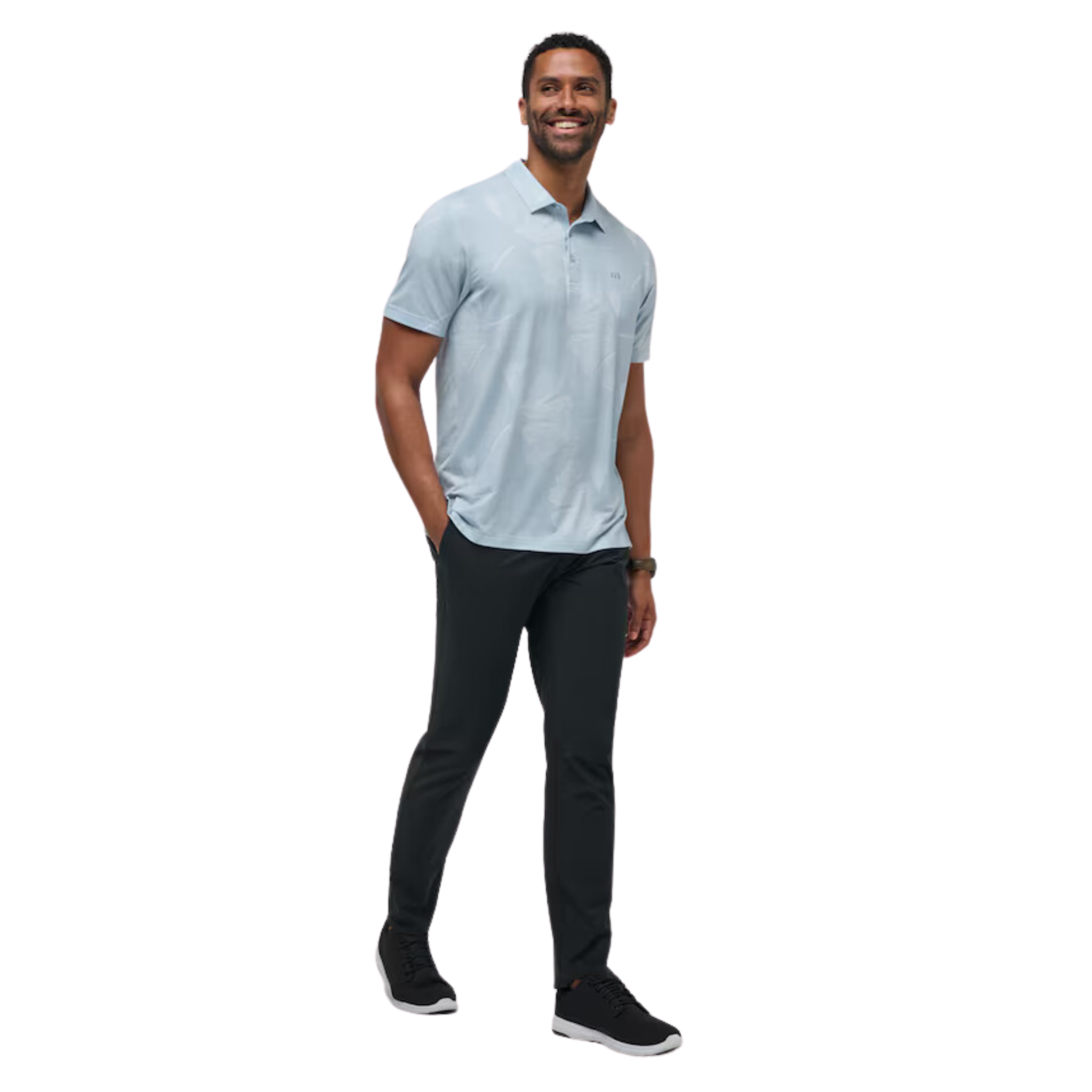 TravisMathew Featherweight Mist Men's Polo Shirt - Lightweight, Breathable & Quick-Dry Golf & Casual Wear for Men