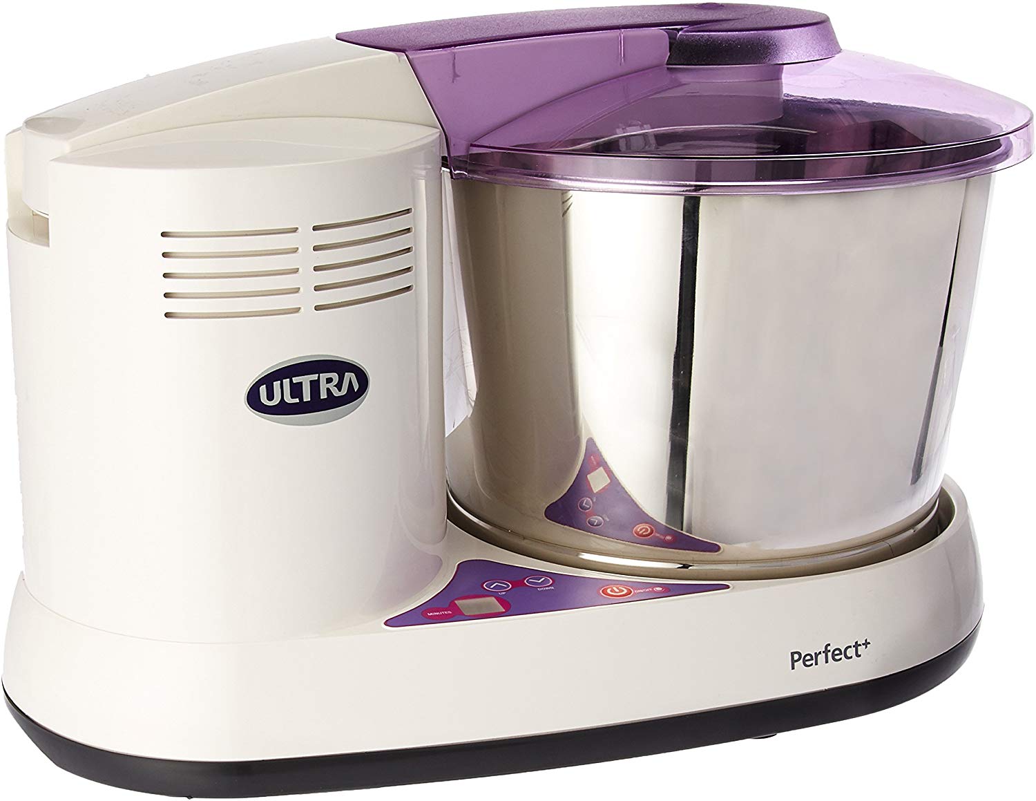 Elgi Ultra Perfect+ 2 Liter Wet Grinder with Atta Kneader & Digital Timer - 110V for Indian Cooking | Perfect for Idli, Dosa, Vada Batter & Chapati Dough | Open Box Store Pickup Only