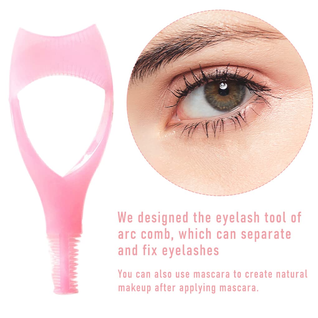 BOKIOESDE 3-in-1 Mascara & False Eyelash Applicator - Upper & Lower Lash Guide Helper for Easy Eyelash Extension Application | Perfect for Professional Makeup Artists & DIY Beauty at Home