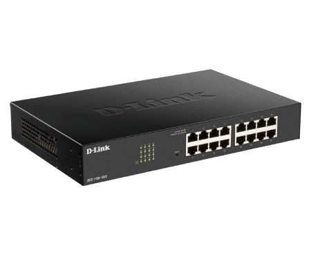 D-Link DGS-1100-16V2 16-Port Gigabit Smart Managed Switch - High-Speed Network Switch for Office, Home & Small Business Use - Pre-Order Now