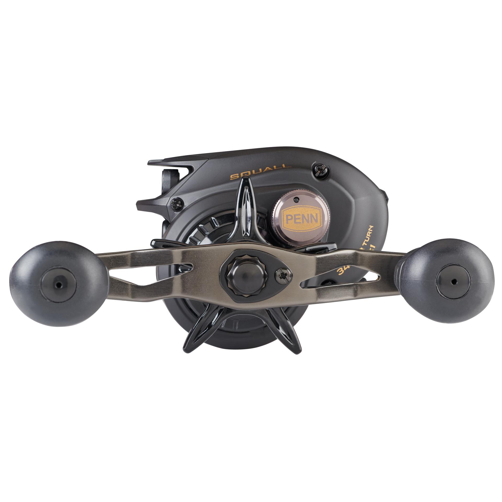 Squall® Baitcast Fishing Reel - High Performance Saltwater & Freshwater Fishing Gear for Bass, Trout, and Walleye - Perfect for Casting, Trolling, and Surf Fishing