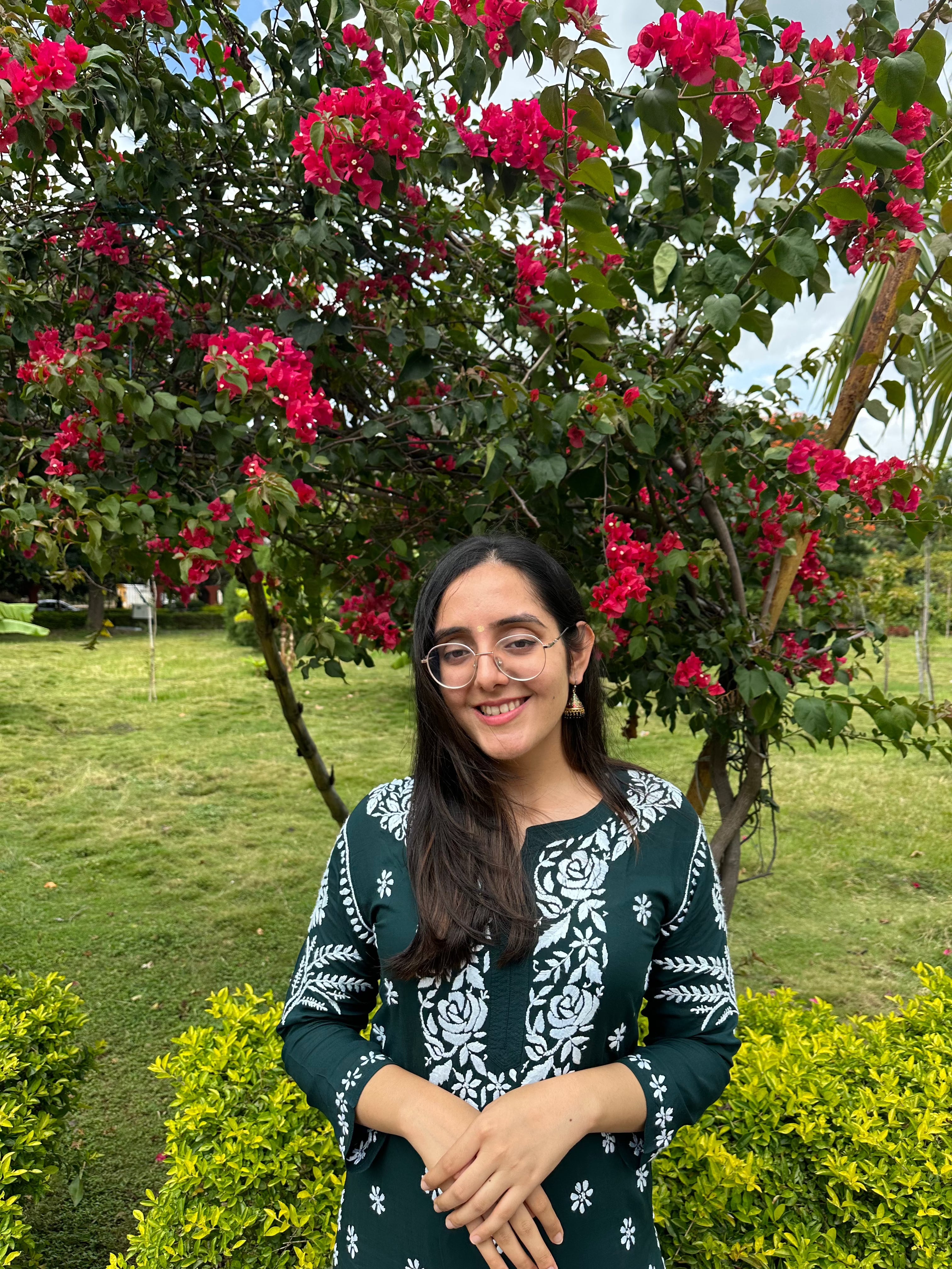 Stylish Chikankari Co-Ord Set for Women - Modal Cotton Green Outfit | Perfect for Casual Wear, Parties & Festive Occasions