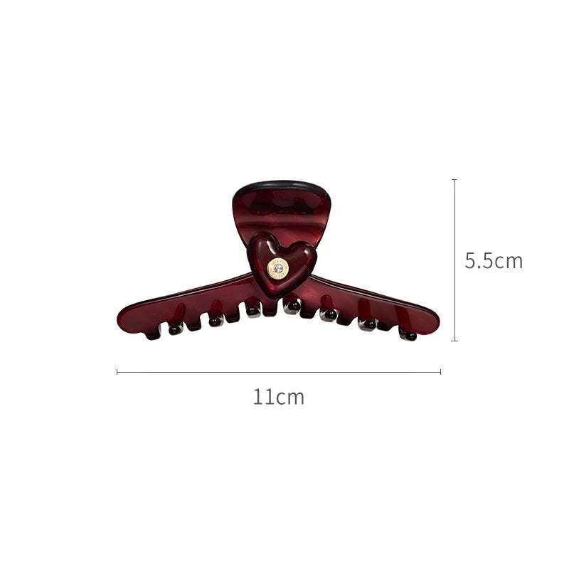 Sabrian XL Hair Claw - Extra Large Hair Clips for Women, Strong Hold Hair Claw Clips for Thick Hair, Non-Slip Hair Accessories for Ponytail, Bun & Updo - Perfect for Workout, Office & Everyday Use