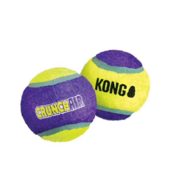 Kong CrunchAir Ball Dog Toy - Durable Chew Toy for Small & Large Dogs - Interactive Fetch & Chewing Toy for Indoor & Outdoor Play