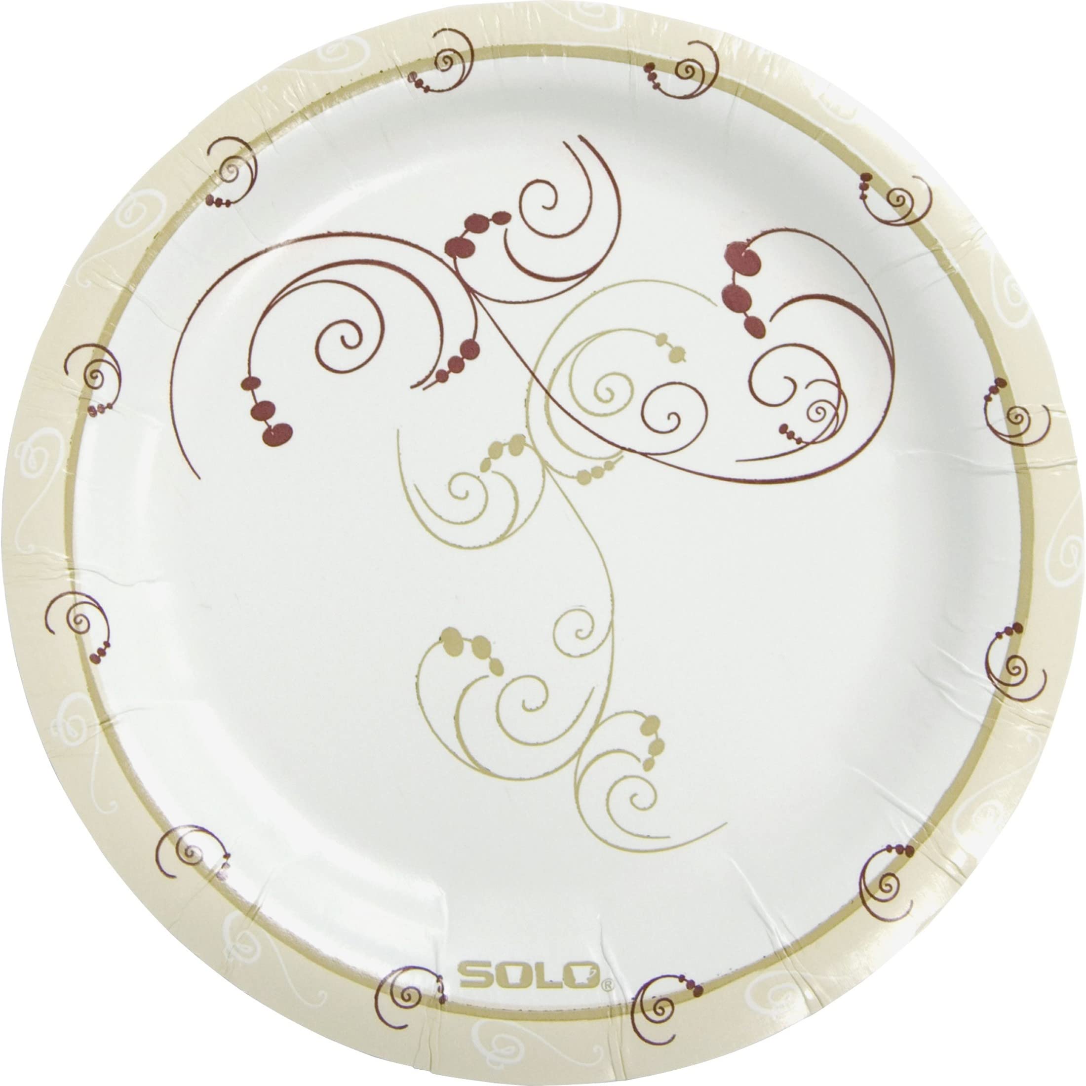 Solo MP6-J8001 6-Inch Symphony Paper Plates - Medium Weight Disposable Plates (1000 Count) - Perfect for Parties, BBQs, Picnics & Everyday Dining