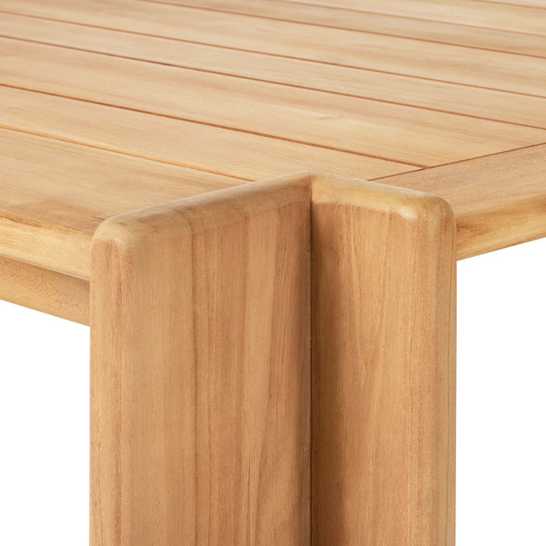 Stylish Atmosfera Dining Table - Modern Wooden Kitchen Table for 6 - Perfect for Family Dinners & Entertaining Guests