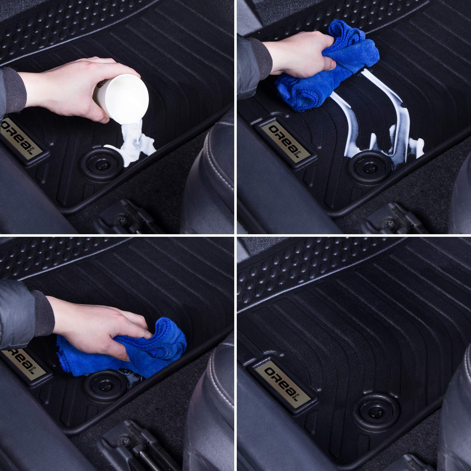 Heavy Duty All Weather Car Mats for Nissan Rogue Sport 2017-2022 - Custom Fit Floor Liners - Durable, Odorless & Non-Slip Protection - Perfect for Daily Commute, Road Trips & Harsh Weather Conditions