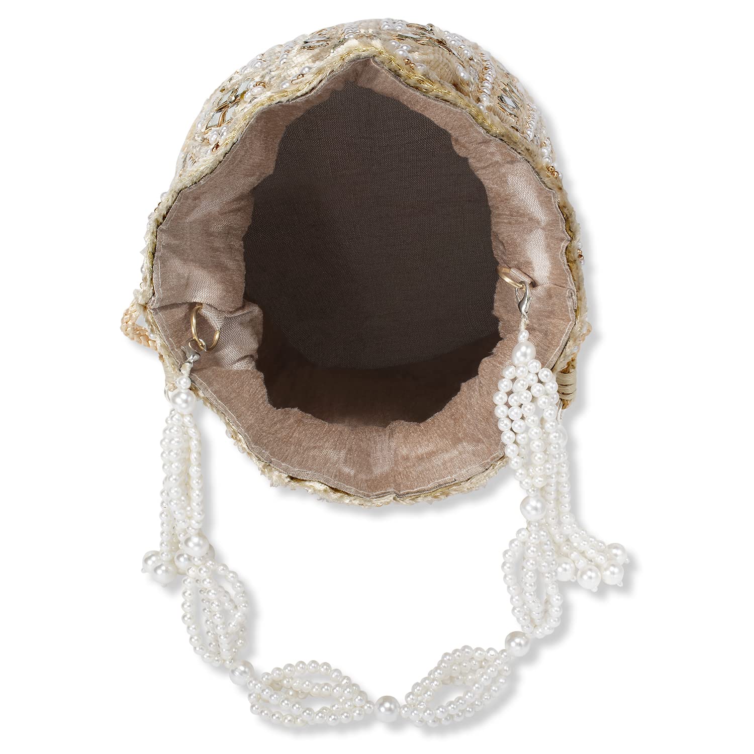 **Aheli Indian Potli Bags for Women | Ethnic Embroidered Clutch Purse with Drawstring | Perfect for Weddings, Evening Parties & Festive Occasions**