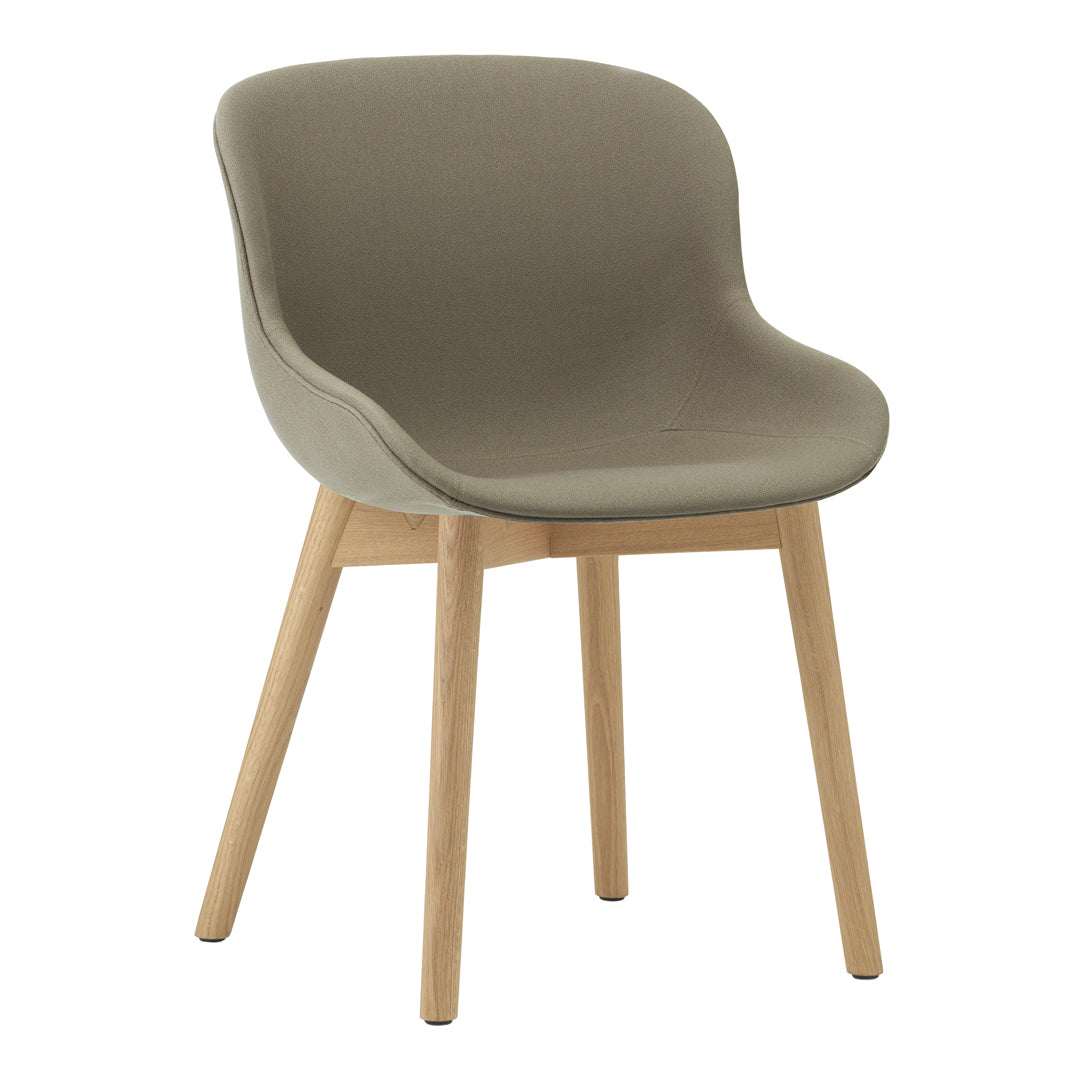 Stylish Hyg Side Chair with Wood Base & Full Upholstery - Perfect for Dining Room, Kitchen, or Home Office Seating