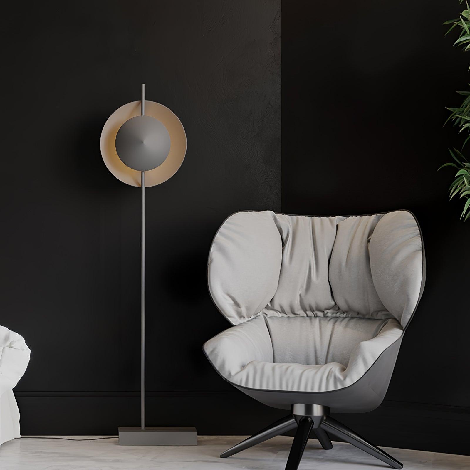 Modern Dawn Floor Lamp - Adjustable Brightness LED Standing Light for Living Room, Bedroom & Office - Perfect for Reading, Relaxing & Decorating