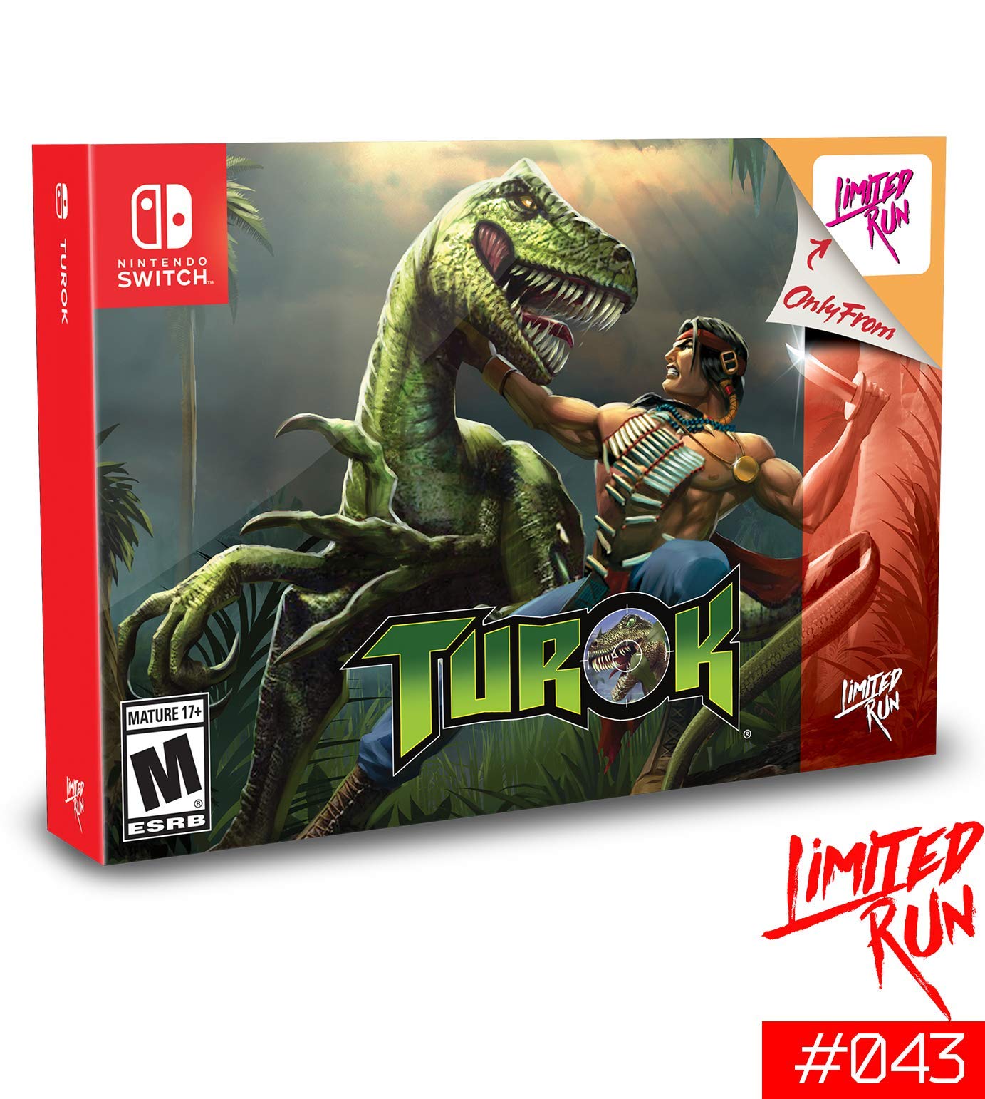 Turok Classic Edition for Nintendo Switch - Retro First-Person Shooter Game | Perfect for Home Gaming & Travel Entertainment