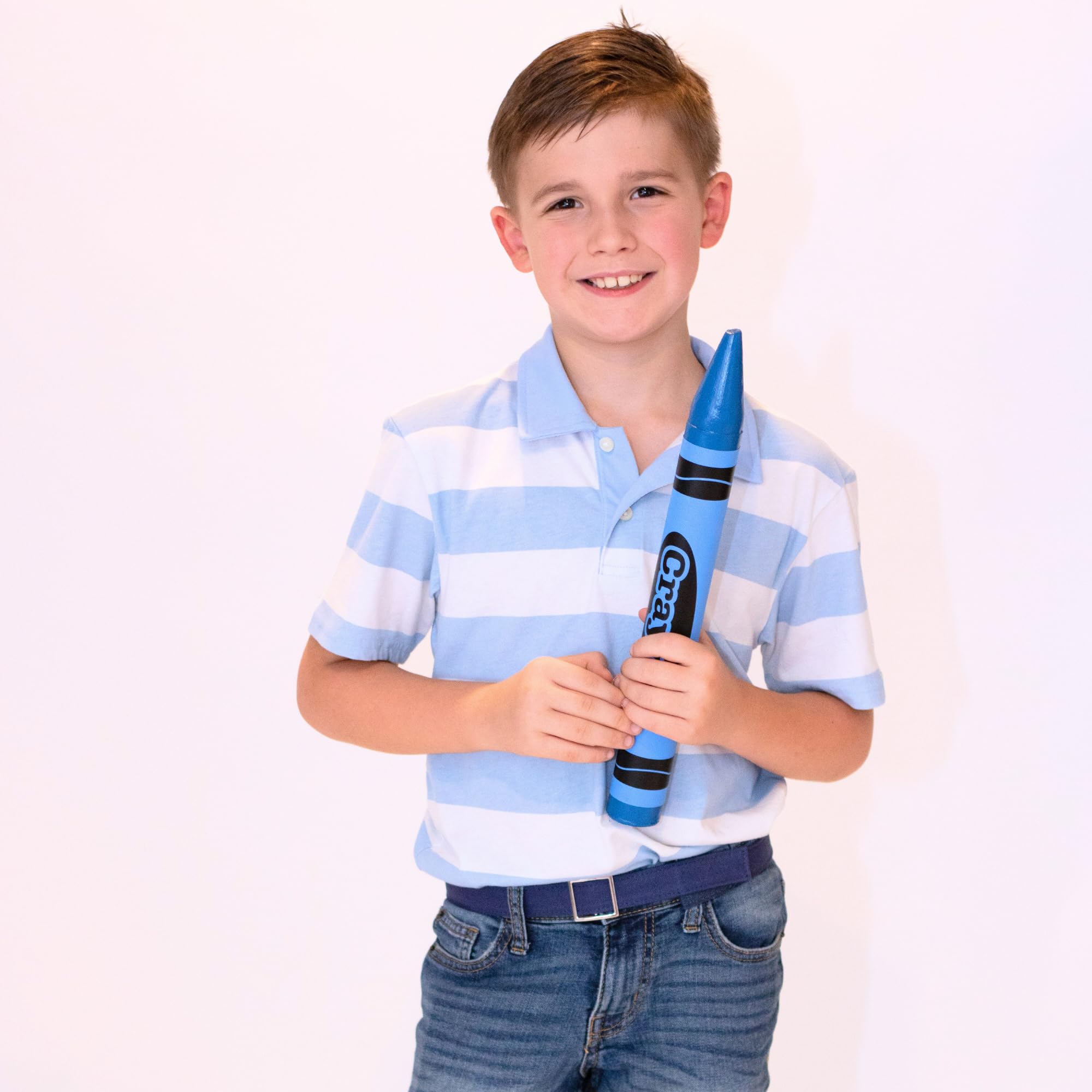 Easy Velcro Belt for Toddlers & Kids - Adjustable Solid Canvas Print Waistband - Perfect for Pants, Jeans & School Uniforms