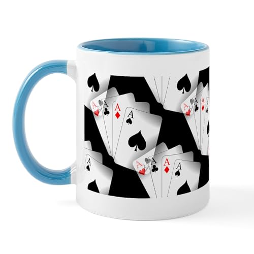 White/Blue Inside - Poker Dreams Mug