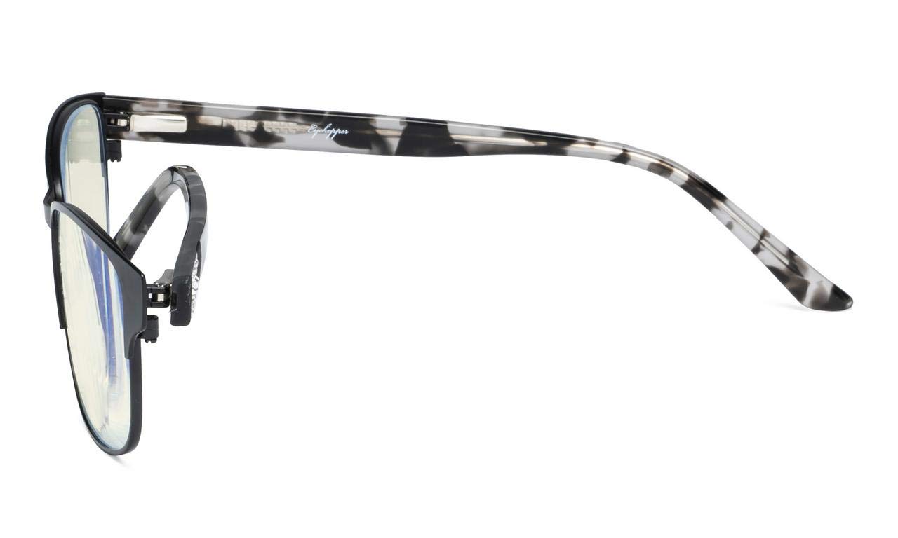 Eyekepper Blue Light Blocking Computer Reading Glasses for Women - Stylish Crystal Frame +1.50 Magnification - Reduce Eye Strain for Office Work & Screen Time