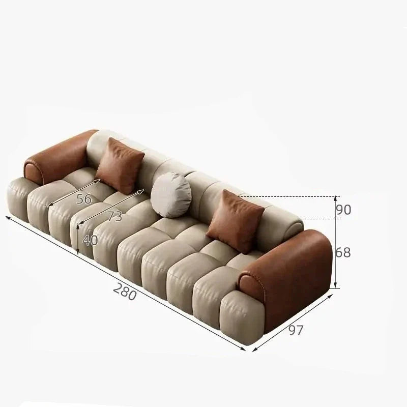 Luxury Chesterfield Style Lazy Sofa Chair - Premium Relaxing Recliner for Living Room, Bedroom & Home Theater - Comfortable Lounge Chair with Ottoman