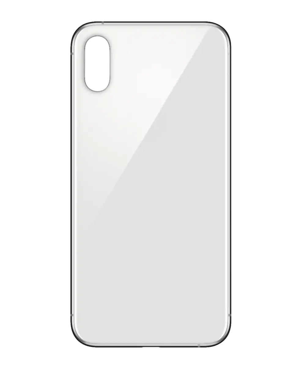 iPhone XS Bigger Camera Hole Back Cover Glass - No Logo - All Colors - Protective Case for Daily Use & Travel