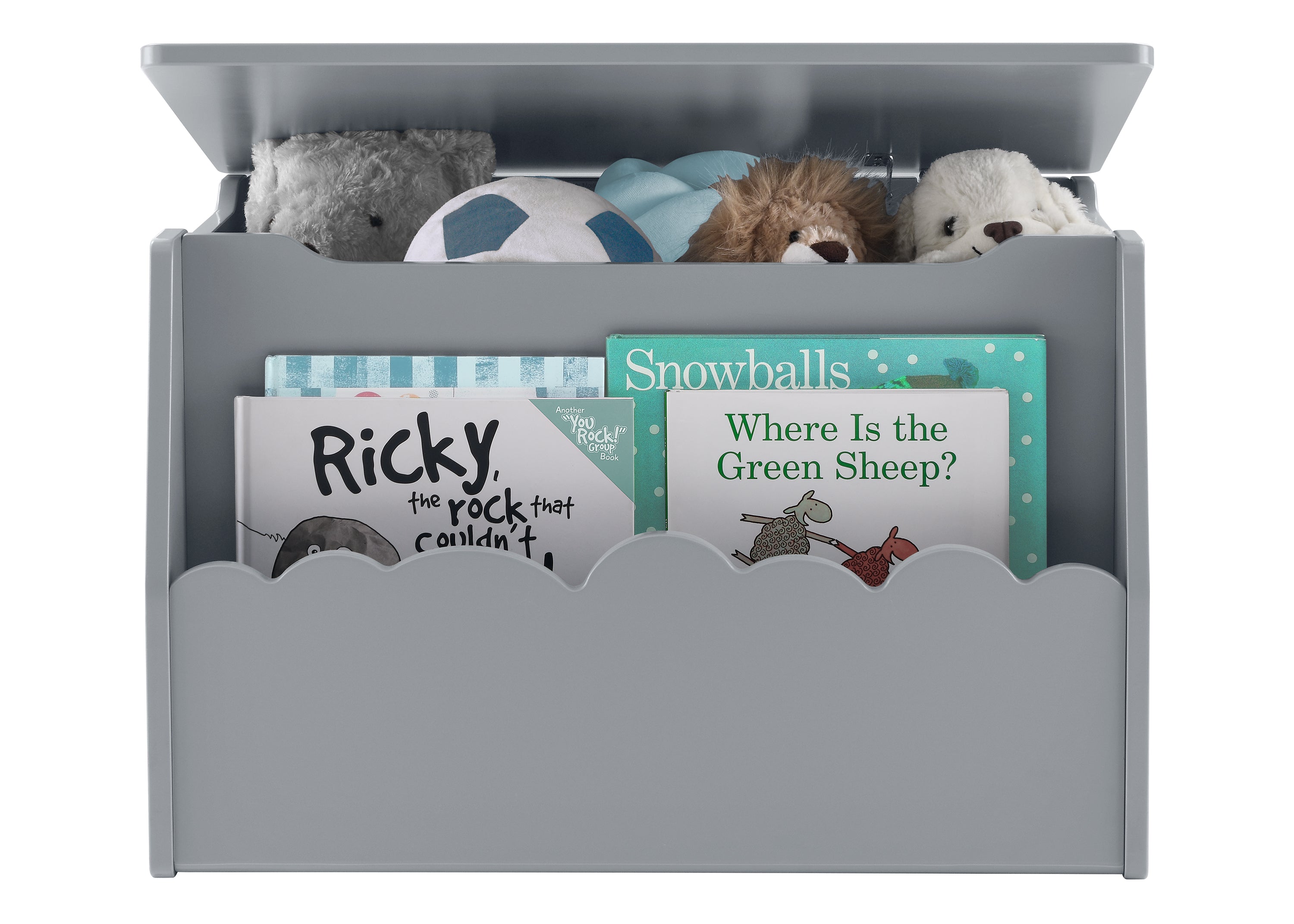 Cloud Toy Box - Greenguard Gold Certified for Safe & Non-Toxic Kids' Storage | Perfect for Nursery, Playroom & Daycare Organization