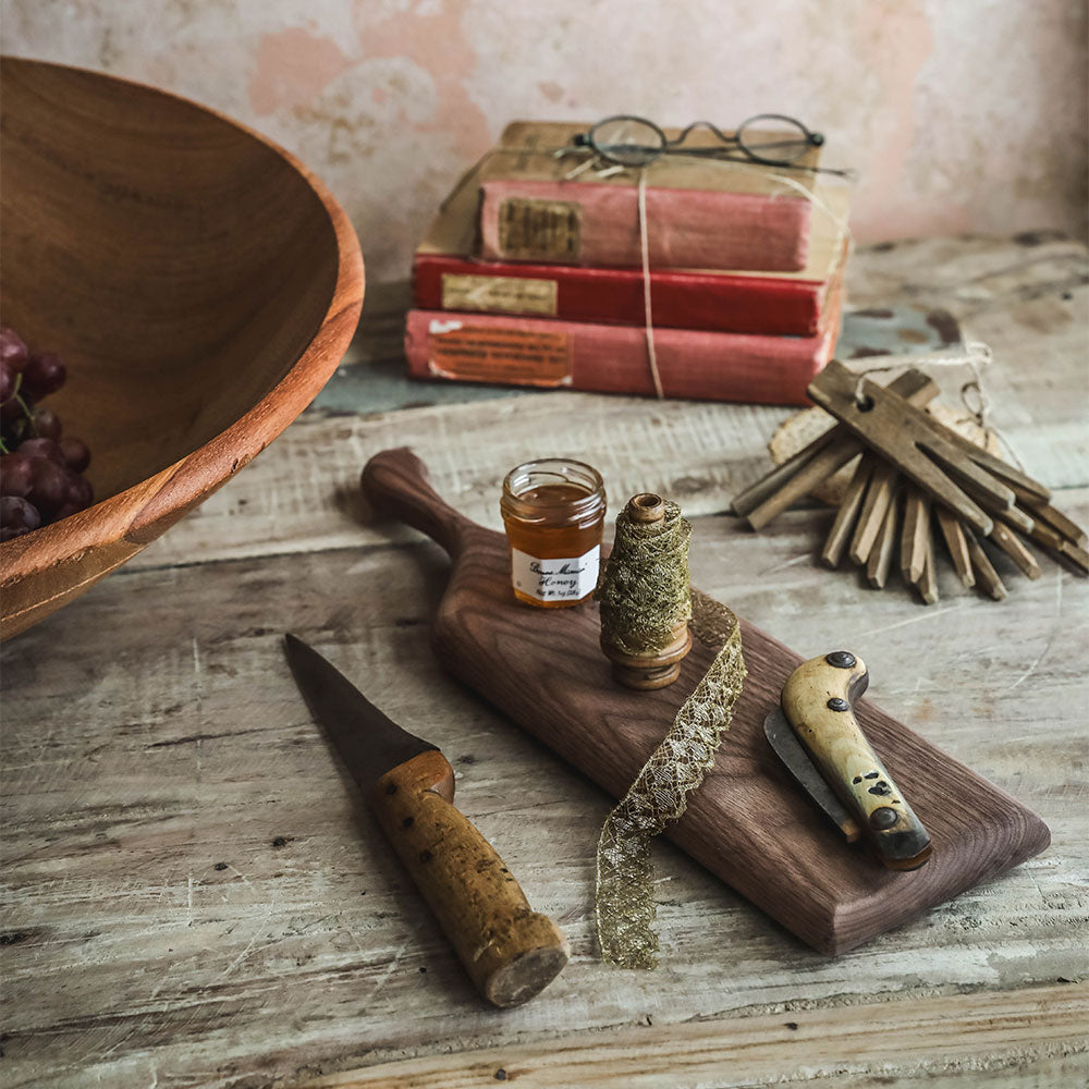 Premium Wooden Cheese Board Set - Elegant & Slim Charcuterie Serving Tray for Wine & Cheese Parties, Dinner Entertaining, Housewarming Gifts - Natural Bamboo Cutting Board with Knife Holder