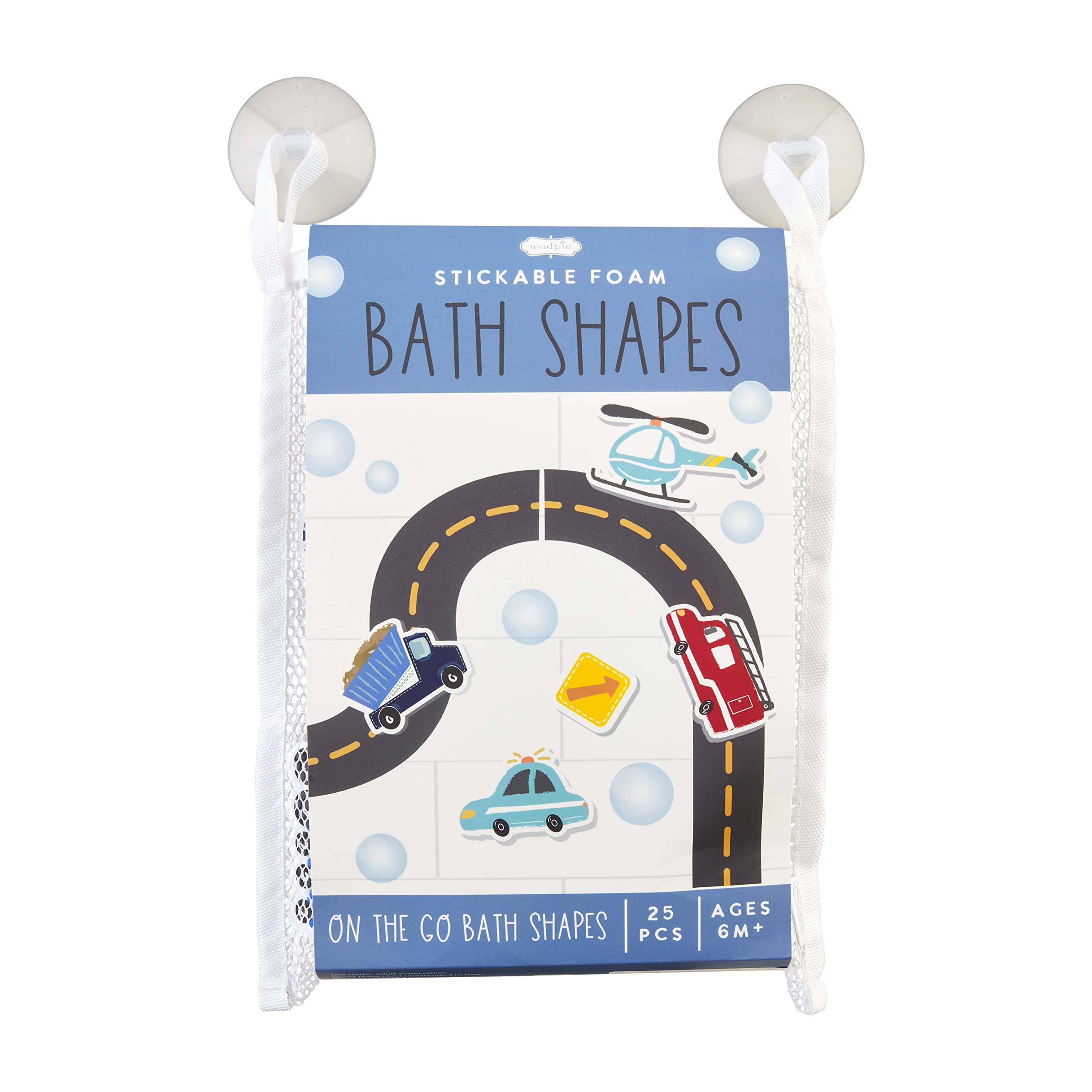 Stickable Transportation Bath Toy Set for Kids - Fun and Educational Bathtub Stickers for Toddlers - Perfect for Playtime and Learning Vehicles in the Bath