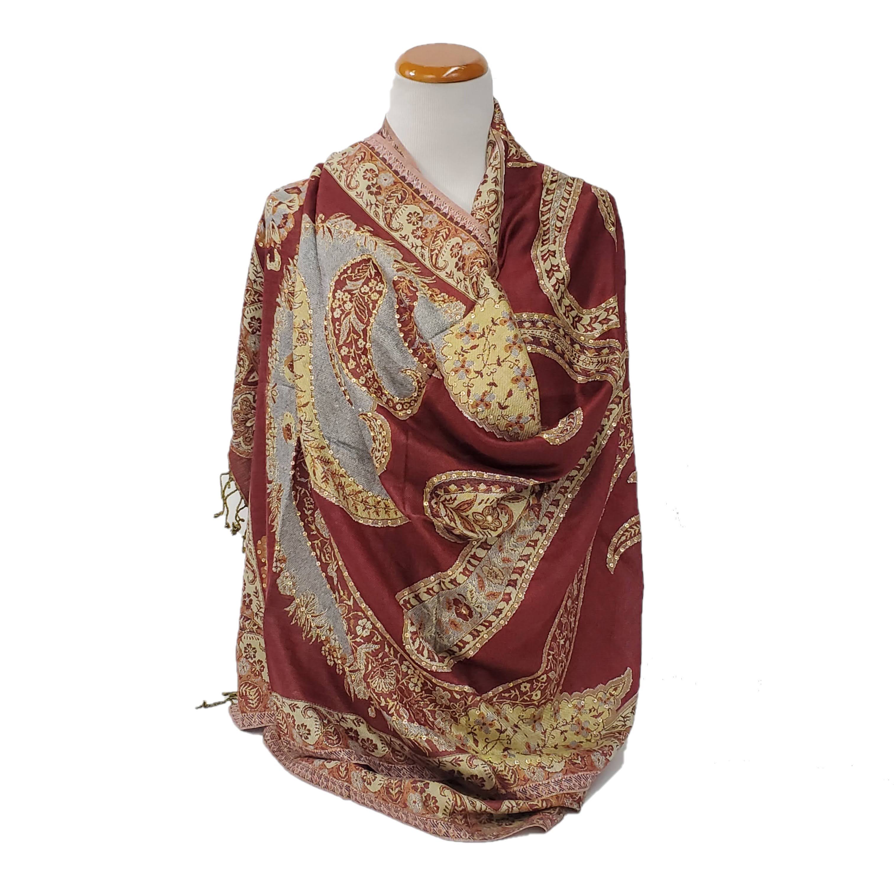 Elegant Women's Shawl Wrap - Soft & Lightweight Cashmere Scarf for Fall & Winter - Perfect for Office, Travel, and Evening Events