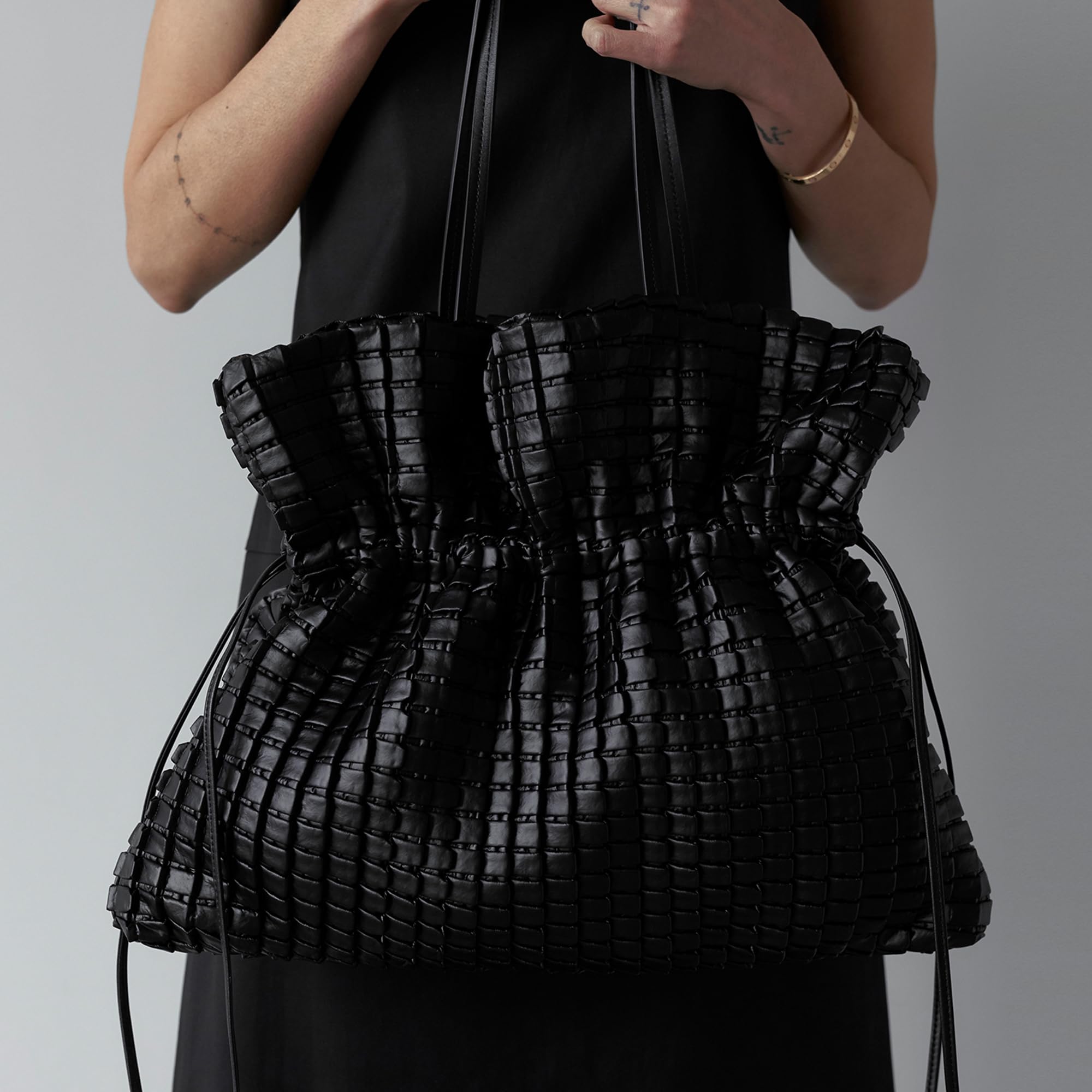 KWANI Square Embossed Large Tote Shoulder Bag for Women - Stylish & Spacious Handbag for Work, Travel, and Everyday Use