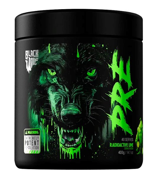 Black Wolf High Stim Pre Workout Powder - Intense Energy & Focus for Gym, Bodybuilding & Athletic Performance | Caffeine, Beta-Alanine & Nitric Oxide Booster