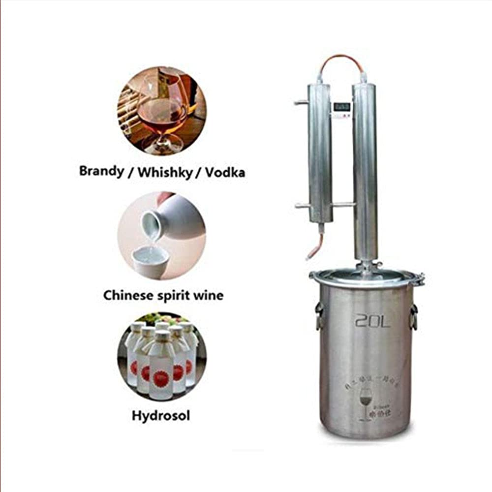 12L Home Brewing Equipment Kit - Water Wine Alcohol Distiller for Whiskey, Brandy & Moonshine | Perfect for DIY Distilling, Home Brewing & Craft Spirits Making