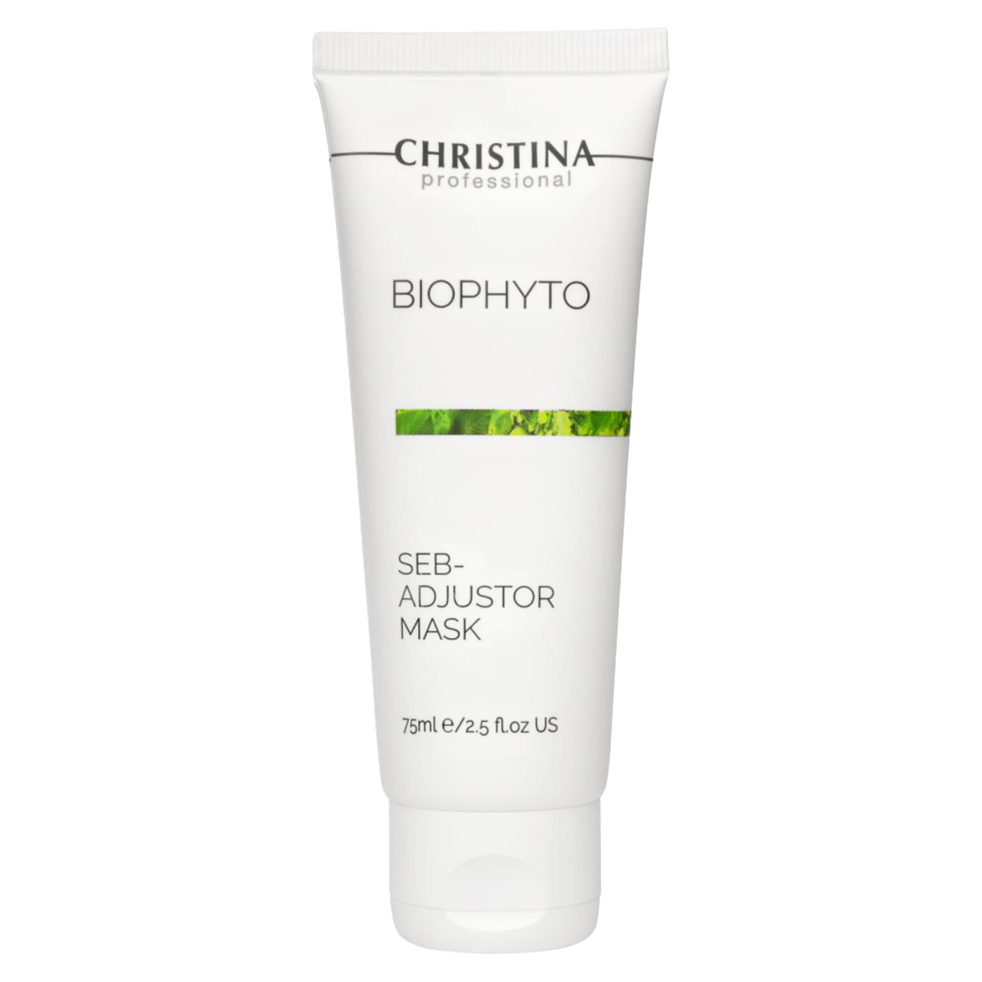 CHRISTINA Bio Phyto Seb-Adjustor Facial Mask with Moisture Complex | Acne Treatment & Oil Control Face Mask for Blackheads & Blemishes | Skin Balancing Formula for All Skin Types | 75ml | Perfect for Daily Skincare Routine & Post-Workout Refreshment