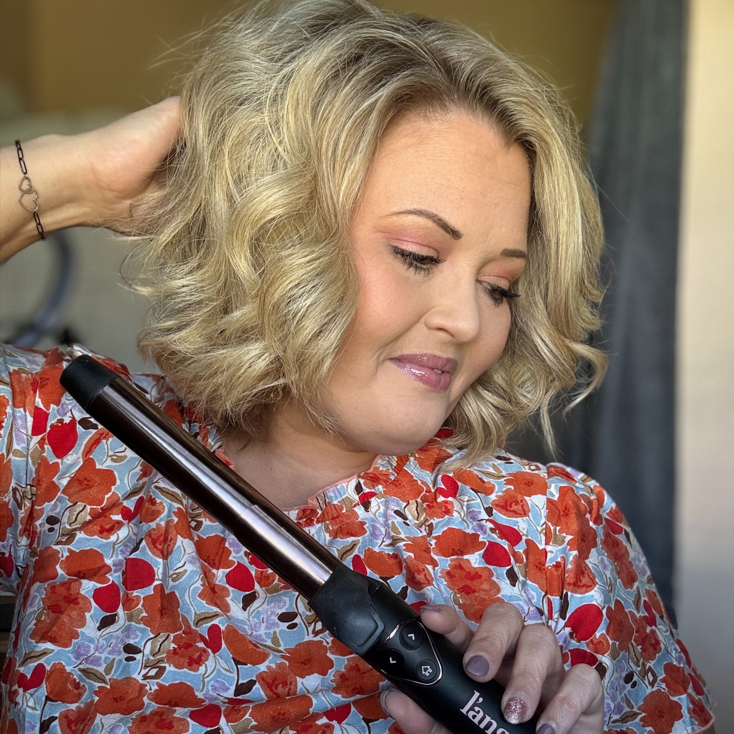 Curly Hair Styling Set - Professional Curling Iron & Hair Accessories for Perfect Curls | Salon-Quality at Home, Parties & Special Events