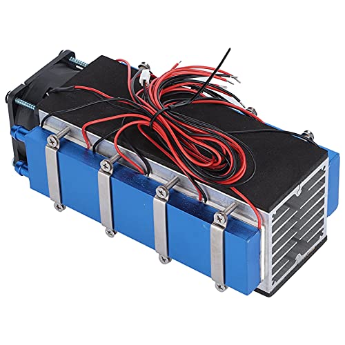 576W Thermoelectric Cooler - 8-Chip Pet Bed Cooling System for Small Spaces | DIY Air Cooling for Pets, Home & Office Use