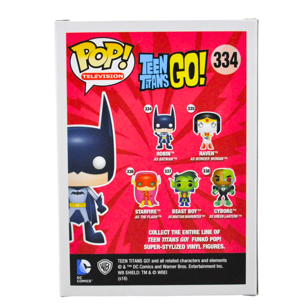 Scott Menville Signed Pop Vinyl Figure - Robin as Batman (Teen Titans Go!) Exclusive 1 of 1 Collectible - Perfect for DC Comics Fans & Pop Culture Collectors