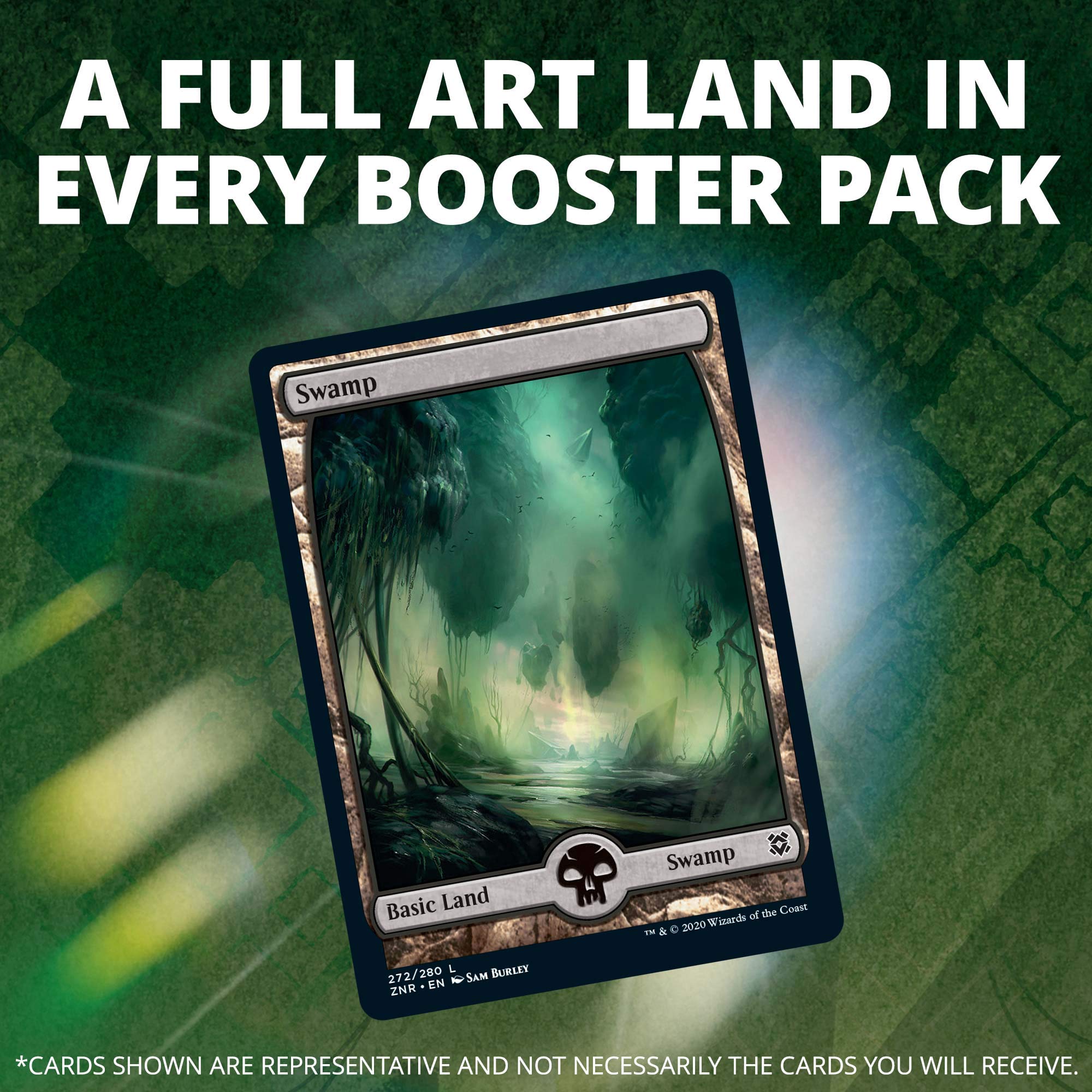 Magic: The Gathering Zendikar Rising Collector Booster Box - 12 Packs (180 Cards) with 2 Box Toppers | 132+ Foil Cards, 48 Rares & 72 Alternate Frame Cards | Premium MTG Cards for Collectors, Tournaments & Game Nights