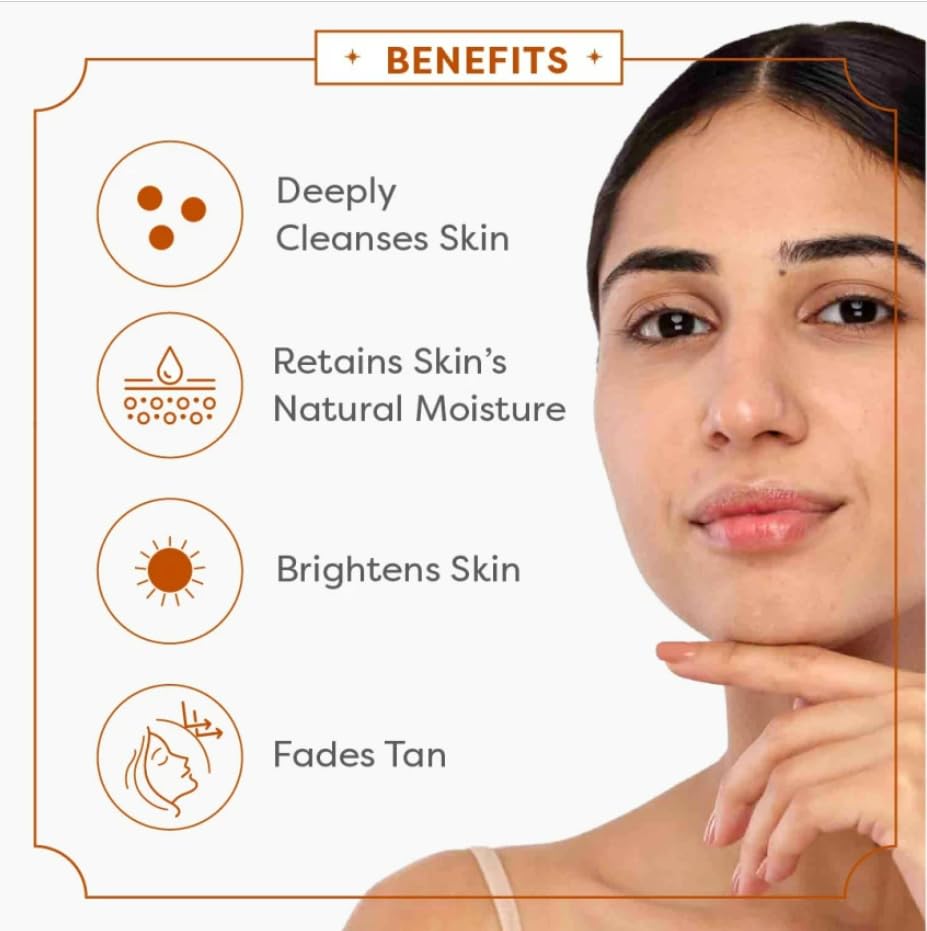 Herbalgram Natural Multani Mitti Stone Fuller's Earth & Calcium Bentonite Clay - 300g Face & Hair Mask for Acne, Blackheads & Scalp Detox | Organic Skin Care & Hair Treatment for Glowing Skin & Healthy Hair
