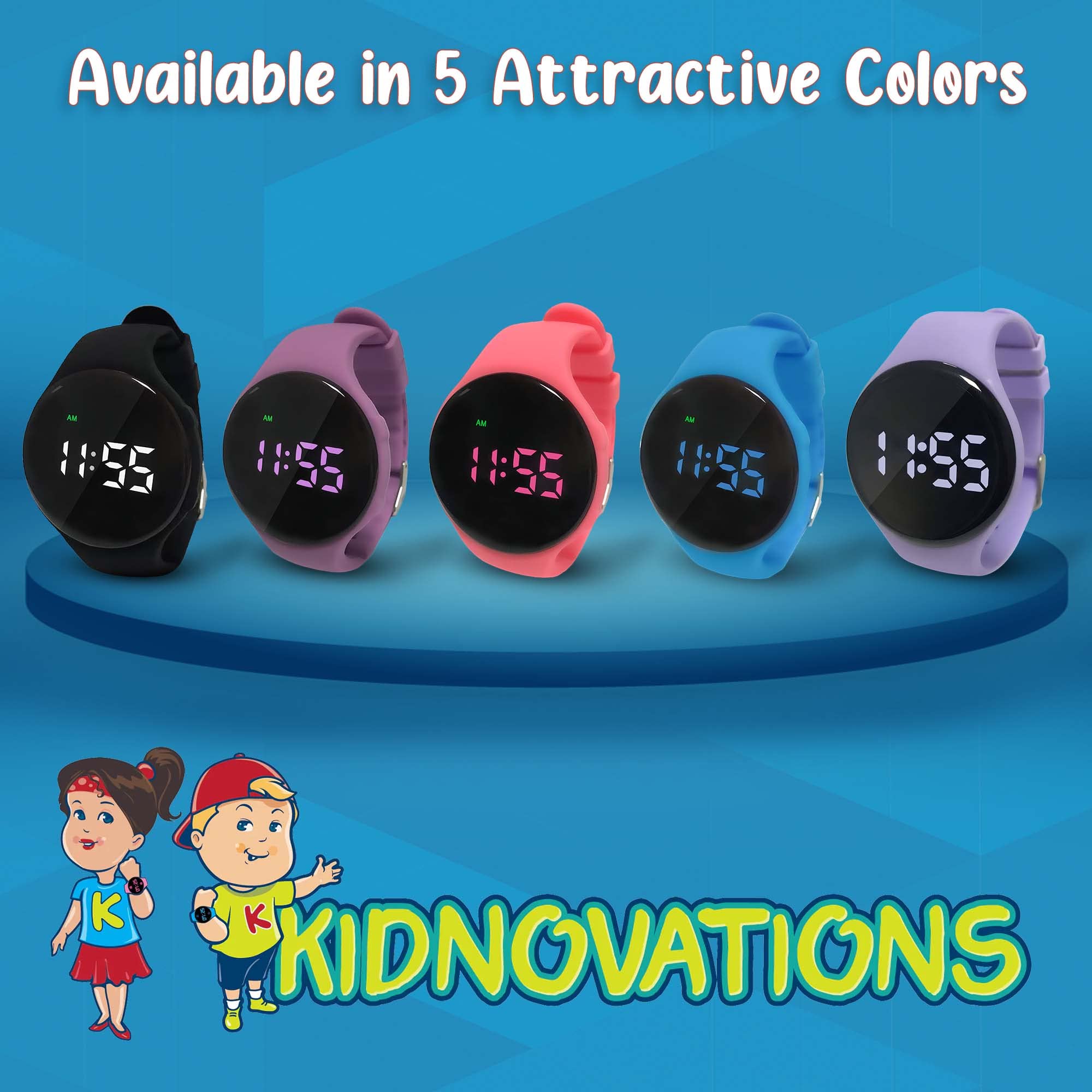 Premium Potty Training Watch for Kids - Rechargeable Water-Resistant Toilet Timer with Vibration & Music Alerts - Fashionable Functional Gift for Toddlers & Preschoolers - Perfect for Daycare, Travel & Home Potty Training