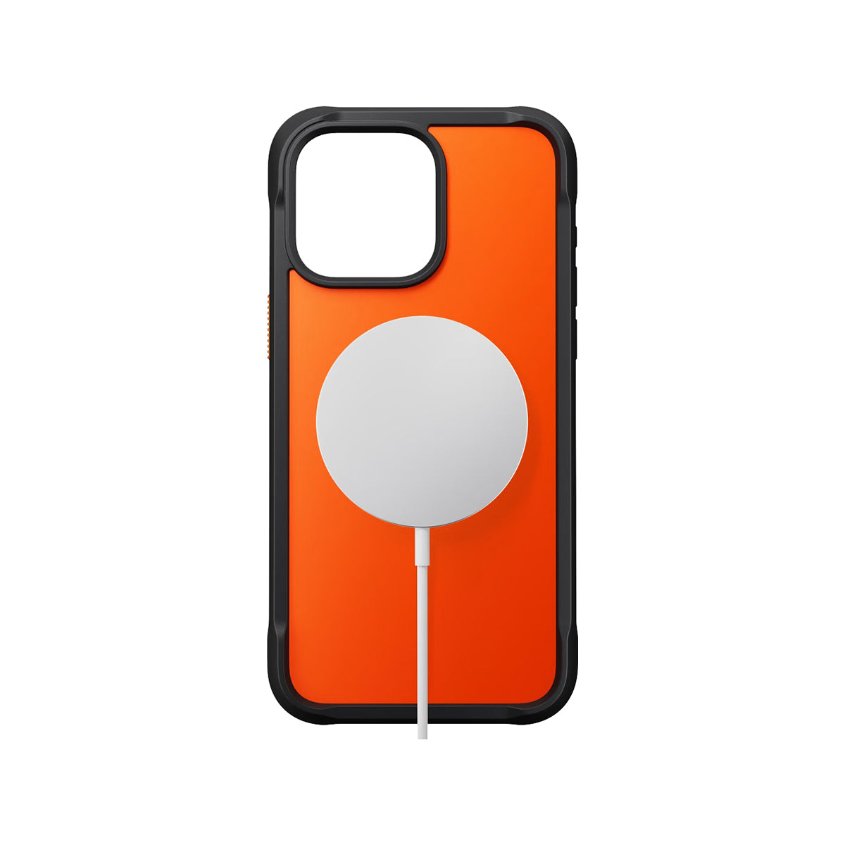 Premium Shockproof Rugged Case for iPhone 15 Pro Max - Ultra Orange | Military-Grade Protection | Wireless Charging Compatible | Perfect for Outdoor Adventures, Construction Work & Extreme Sports